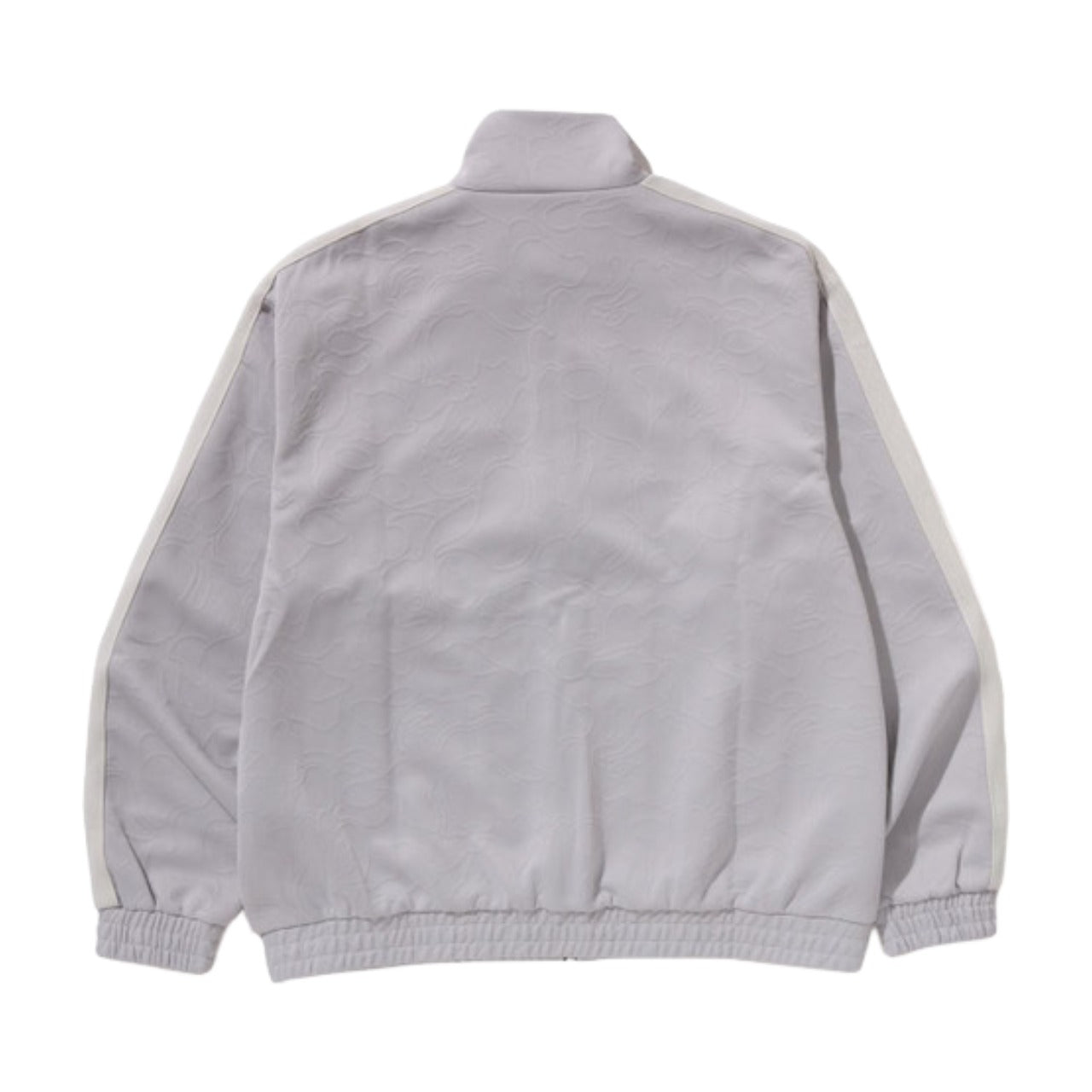 A Bathing Ape Line Camo Jacquard Bathing Ape Logo Relaxed Fit Track Jacket 'Silver' 1K80-113-309-SILVER