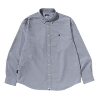 A Bathing Ape One Point Oxford LS Shirt 'Black' 1K80-131-306-BLACK