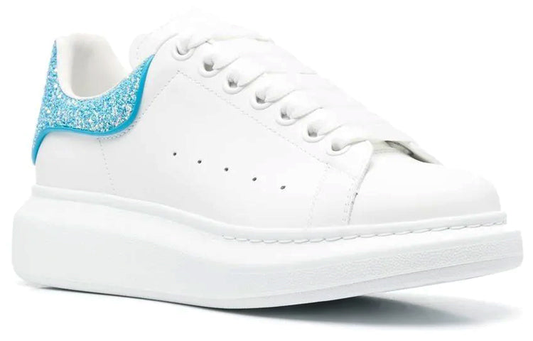 (WMNS) Alexander McQueen Oversized Sneaker 'New Cerulean Blue Glitter' 558945WIBNE9761