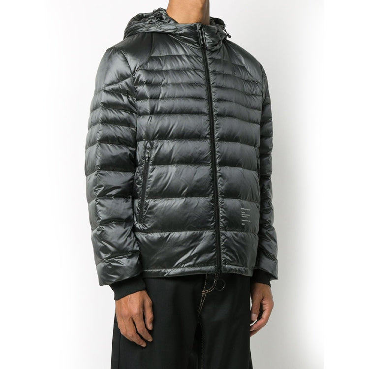 Men's Off-White logo Printing Gray Jacket OMKI013E20FAB0010601