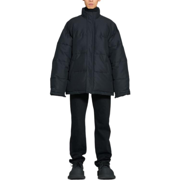 Balenciaga Boxy Puffer Jacket 'Black' 725325TNO091000