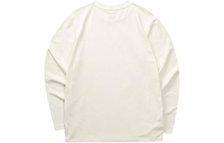 Skechers Logo Printed Crew Sweater 'White Black Blue' L323M073