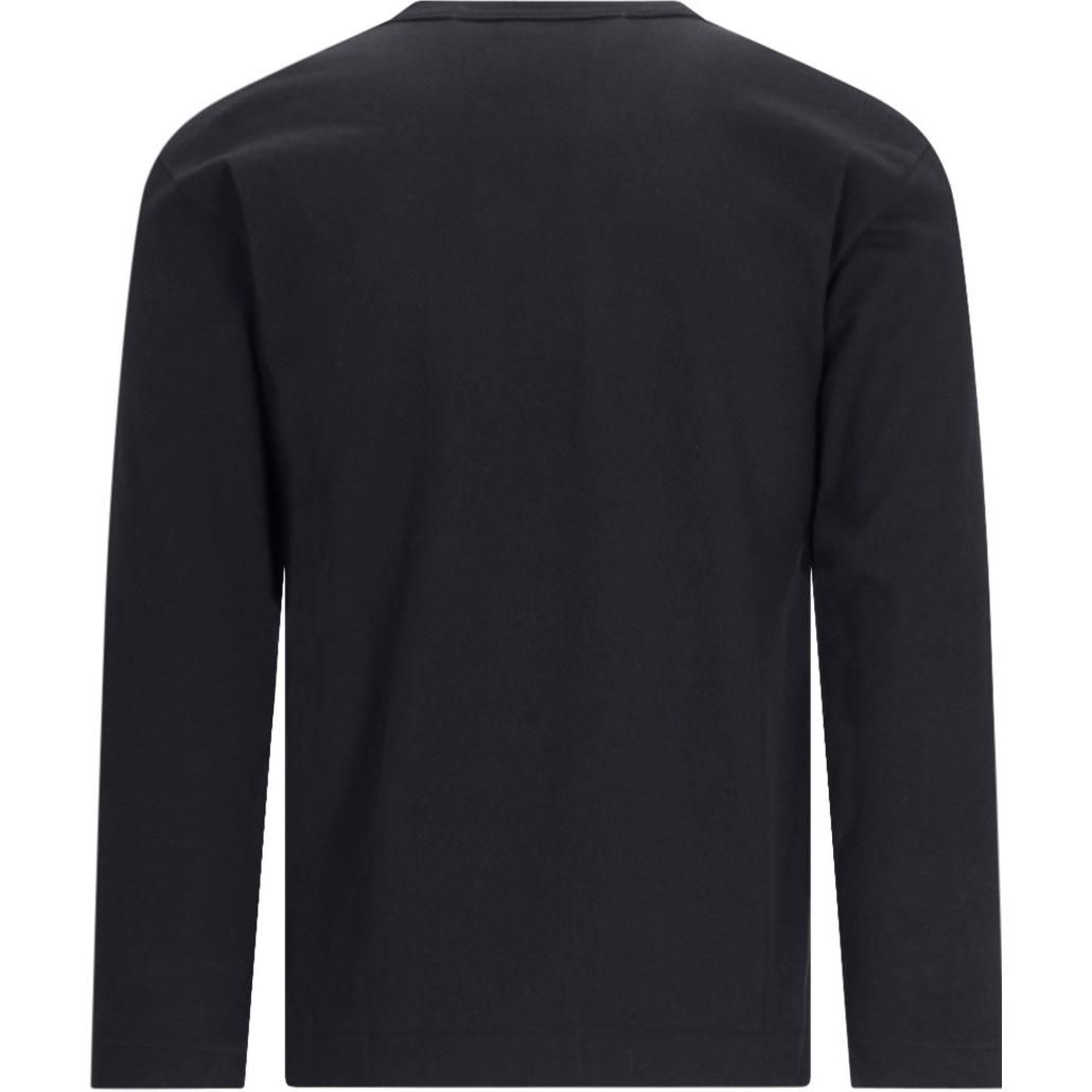 COMME des GARCONS PLAY SS25 Mini Heart Long Sleeve T-Shirt 'Black' AX-T308-051-1