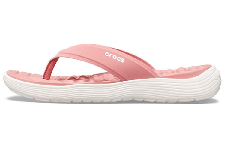 (WMNS) Crocs Reviva Flip-Flops Pink 205473-6PH