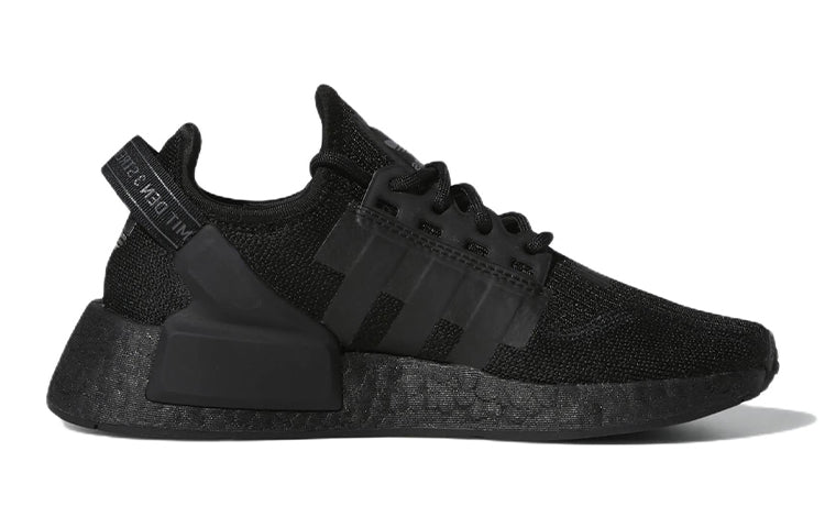 (GS) adidas NMD_R1 V2 'Black Grey' FZ6238