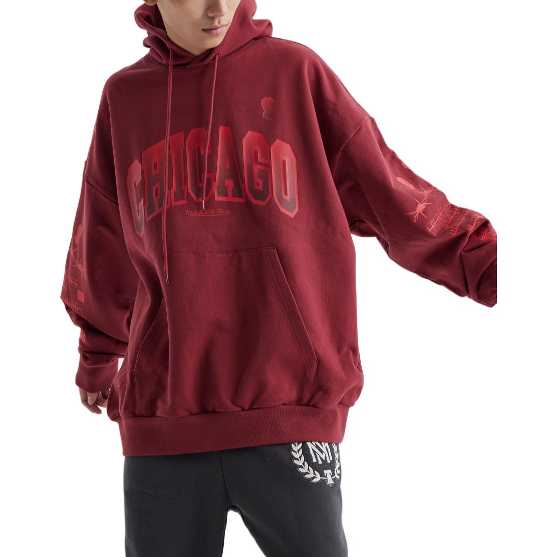 Mitchell & Ness x NBA Chicago Bulls Hoodie 'Red' MNJYFWF22007-RED