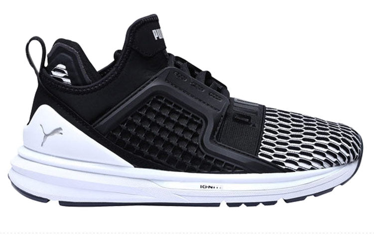 (WMNS) PUMA Ignite Shoes Black/White 189811-01