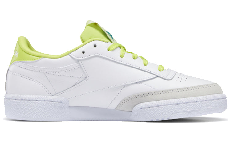 (WMNS) Reebok Club C85 'Cloud White Acid Yellow' GW5439