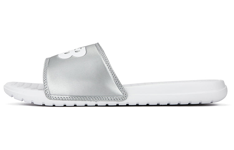 New Balance 130 Slippers Silver White SD130SV