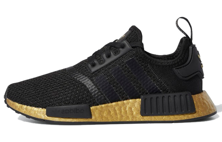 (GS) adidas NMD_R1 J 'Black Gold Metallic' FW7692