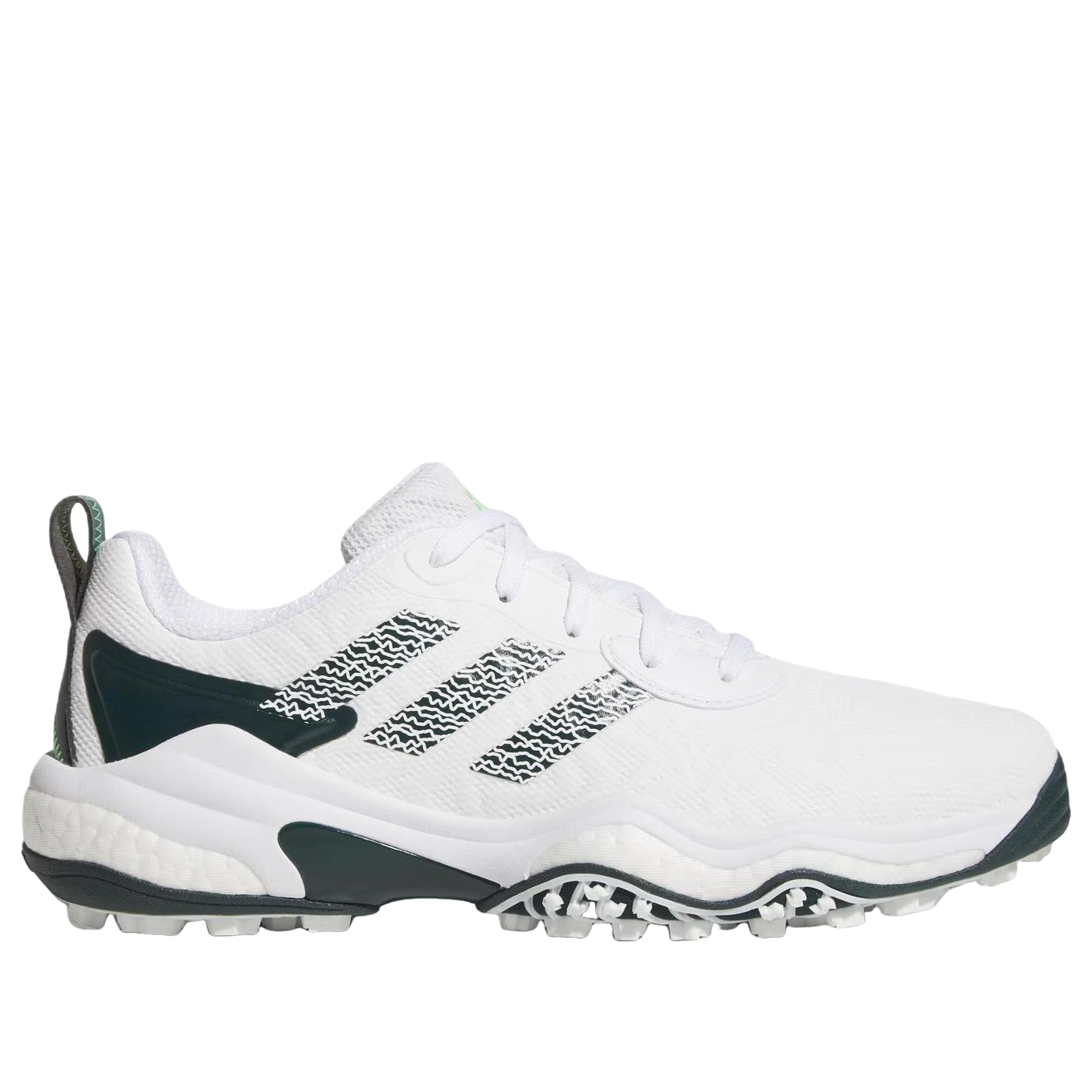 adidas Codechaos 25 Spikeless Golf Shoes 'Cloud White Aurora Ivy Lime Burst' JI4163