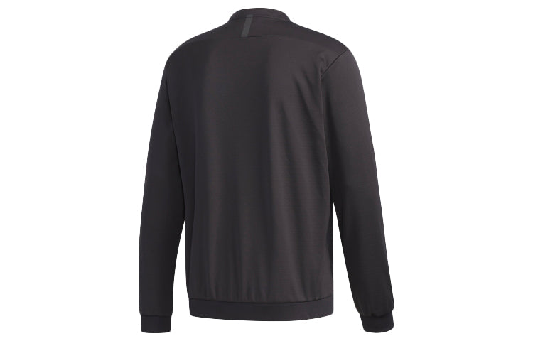 adidas Xplr Hybcrew Q4 Alphabet Printing Solid Color Sports Round Neck Black EH4988