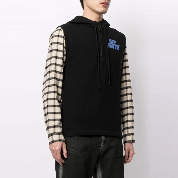 Off-White SS21 Logo Printing Sleeveless Black OMAC010R21FLE0021040
