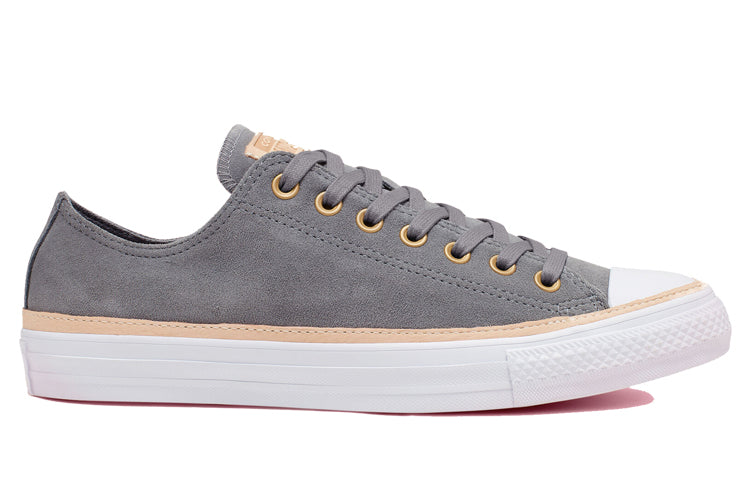 Converse Vachetta Leather Trim Chuck Taylor All Star 'Gray White' 166180C