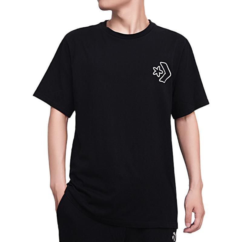 Converse Cartoon Logo T-Shirt Asia Sizing 'Black' 10018176-A01