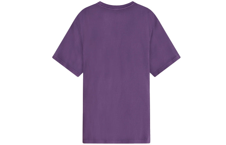 Men's Levis Logo Round Neck Pure Cotton Pullover Short Sleeve Dark Purple T-Shirt 16143-0104