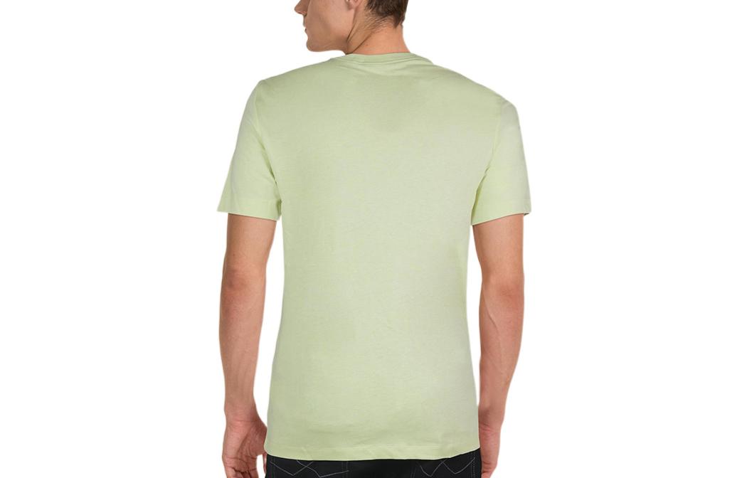 Men's Nike Minimalistic Alphabet Large Logo Printing Casual Round Neck Short Sleeve Green T-Shirt DH0059-352