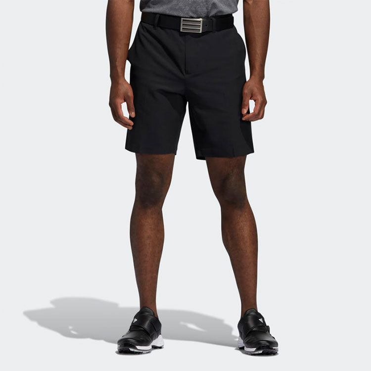 Men's adidas Logo Printing Straight Casual Solid Color Sports Shorts Black GL0154