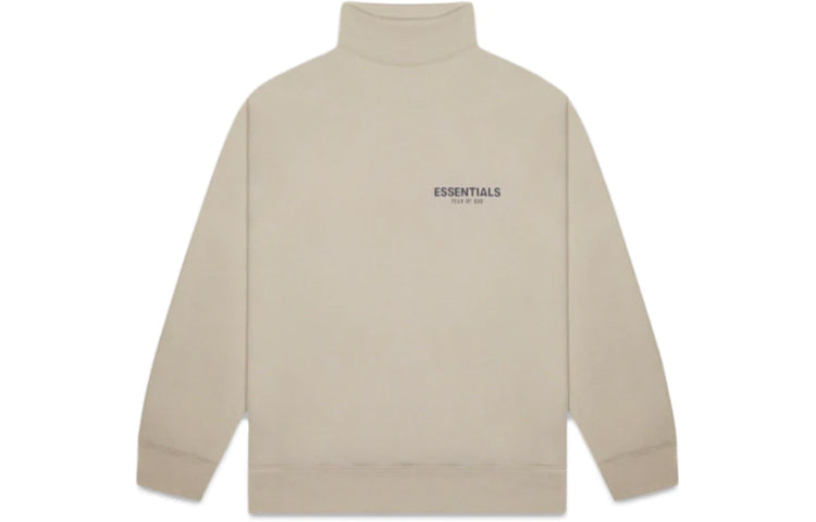 Fear of God Essentials SS20 Mock Neck Sweatshirt Tan FOG-SS20-271