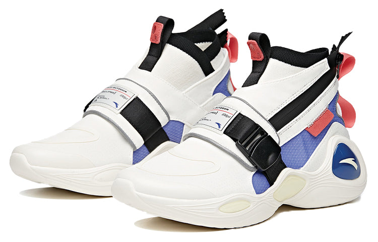 (WMNS) ANTA Eclipse High 'White Black Purple' 12946606-2