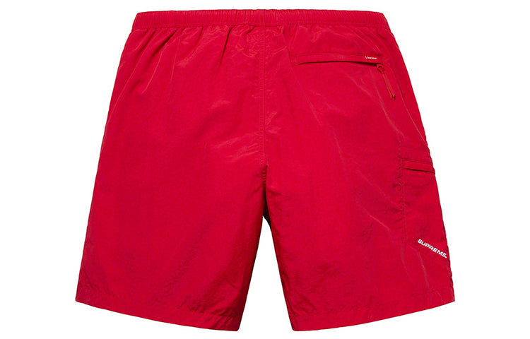 Supreme SS19 Nylon Trail Short Casual Shorts Unisex Red SUP-SS19-10366