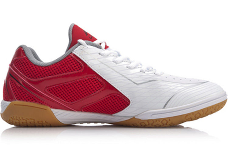 Li-Ning Ma Long Signature Table Tennis Shoes 'White Red' APTM001-2