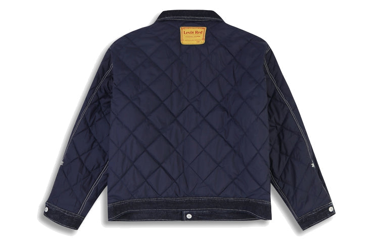 Men's Levis Series Reversible Quilted Denim Dark Denim Blue Jacket A0121-0000