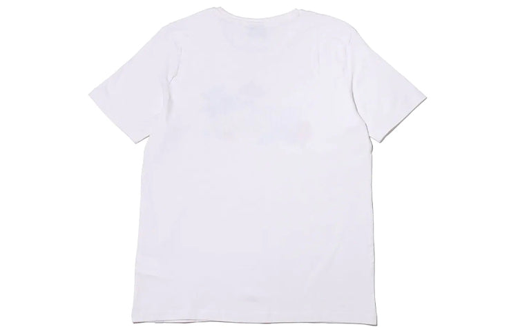 (WMNS) PUMA Graphic Printing Round-neck White 576443-83