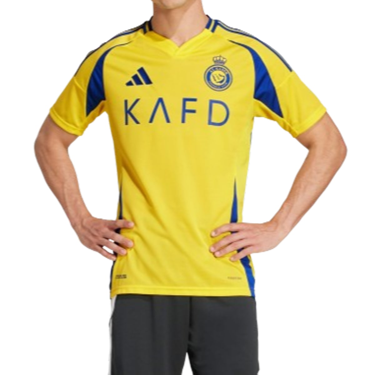 adidas Al Nassr FC 24/25 Ronaldo Home Jersey Asia Sizing 'Yellow' JP0459