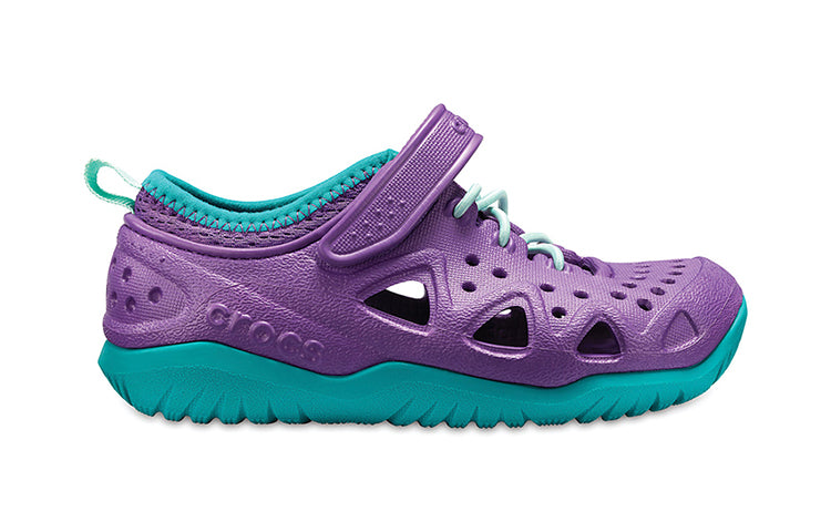 (GS) Crocs Swiftwater Play Shoes 'Purple Turquoise' 204989-57H