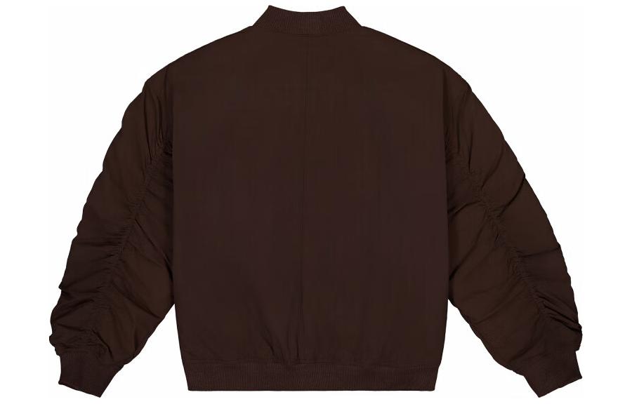 (WMNS) New Balance Linear Heritage Woven Bomber Jacket Asia Sizing 'Black Coffee' WJ33507-KCF