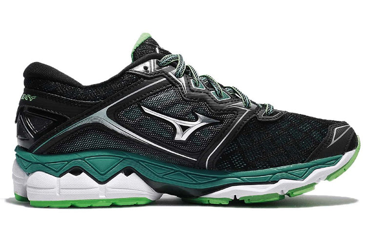 (WMNS) Mizuno Wave Sky 'Black Green' J1GD170206
