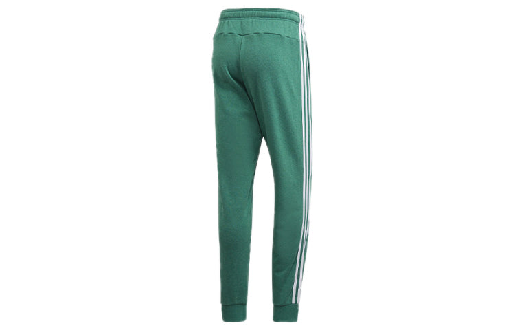adidas Classic Logo Printing Drawstring Sports Pants Green FM6284