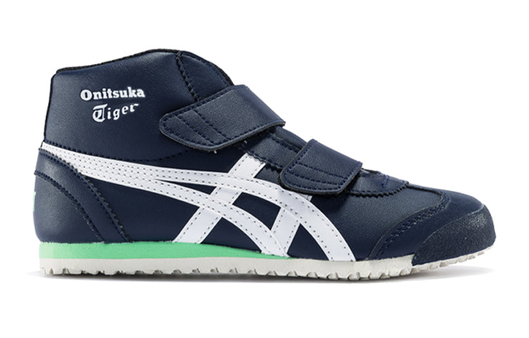 (PS) Onitsuka Tiger Mexico Mid Runnner Sneakers 'Navy' 1184A031-400