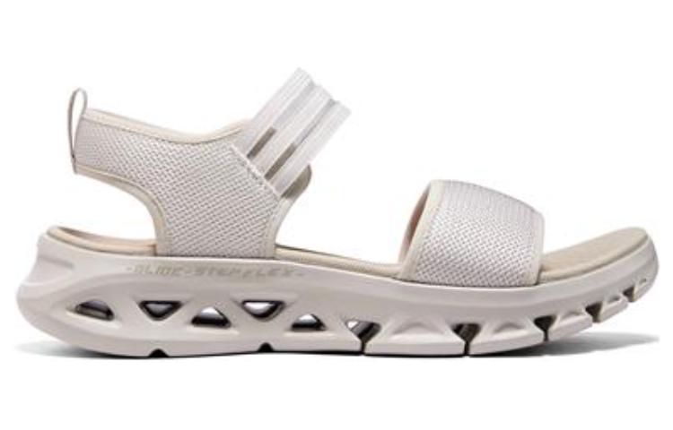 (WMNS) Skechers Go Glide-Step Flex Sandal 'Beige' 141251-NAT