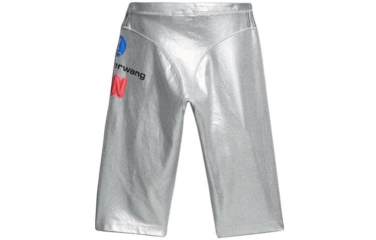 (WMNS) adidas originals x ALEXANDER WANG Shorts Silver FI6965