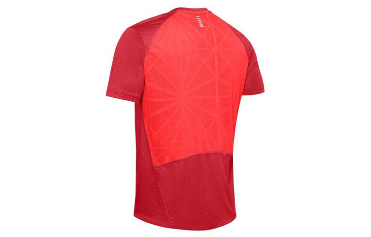 Men's Under Armour Swyft Running Sports Short Sleeve Red 1347412-608