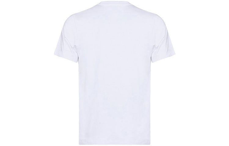 Men's KENZO Cotton Tiger Head Printing Short Sleeve White 5TS050-4YA-01