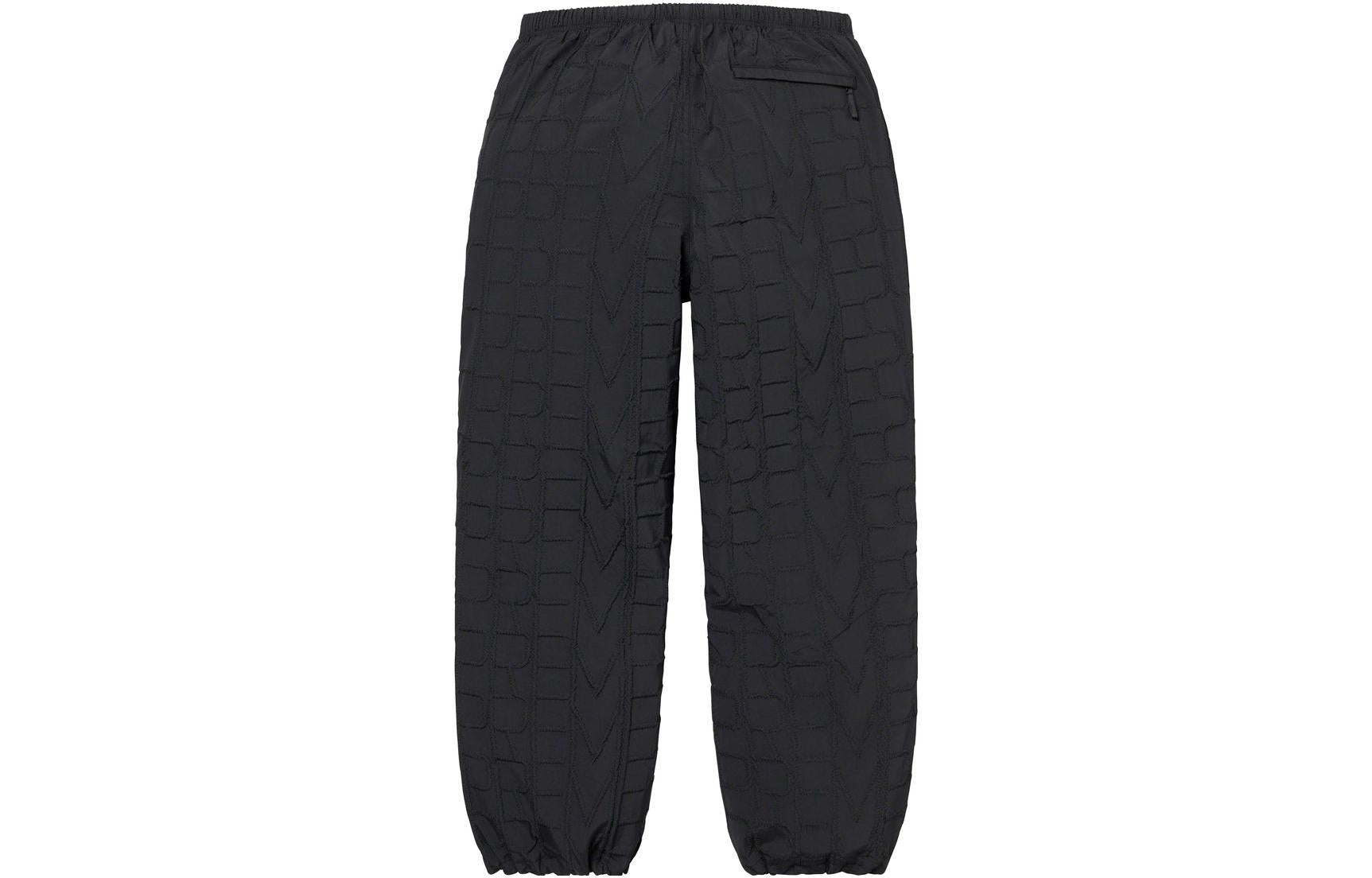 Supreme SS23 Repeat Stitch Track Pants 'Black' SUP-SS23-202