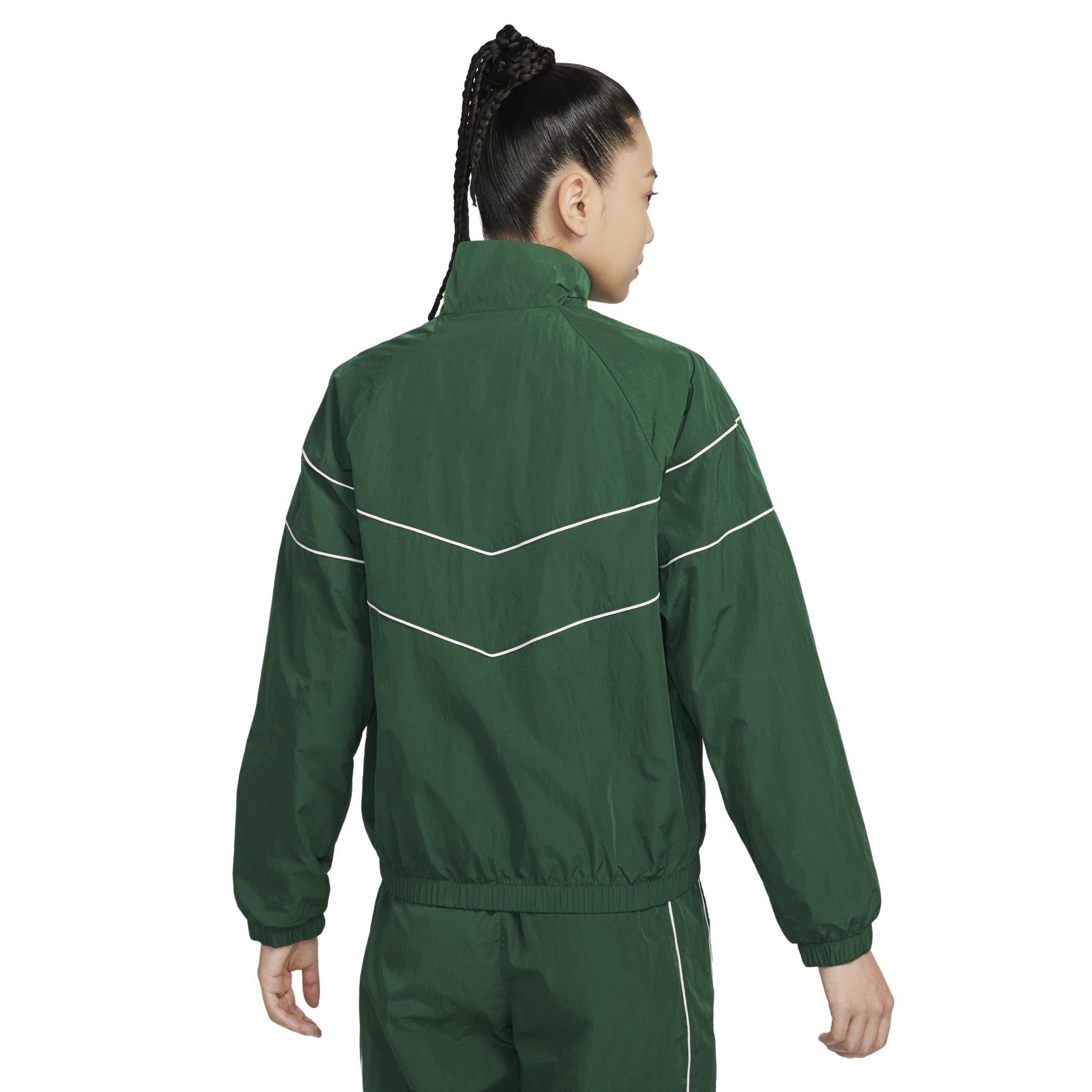 (WMNS) Nike Windrunner Woven Full Zip Jacket Asia Sizing 'Green' FV6305-300