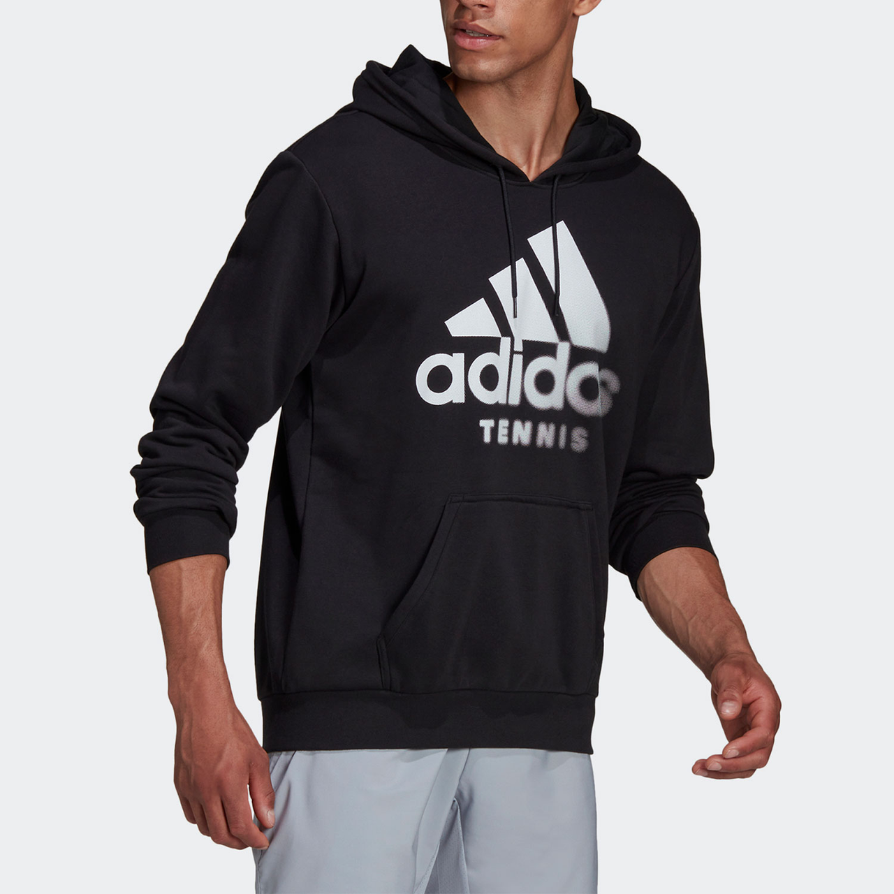 adidas Tennis Graphic Hoodie 'Black' HC7819