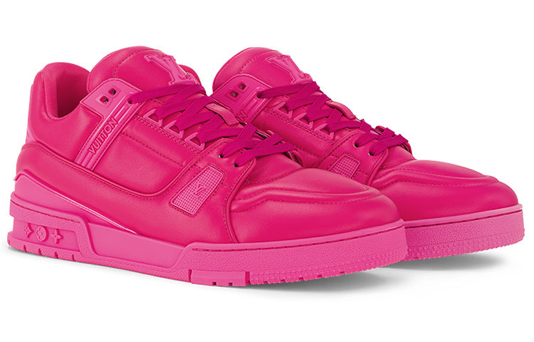 (WMNS) LOUIS VUITTON LV Trainer Sneakers 'Hot Pink' 1AC5C7