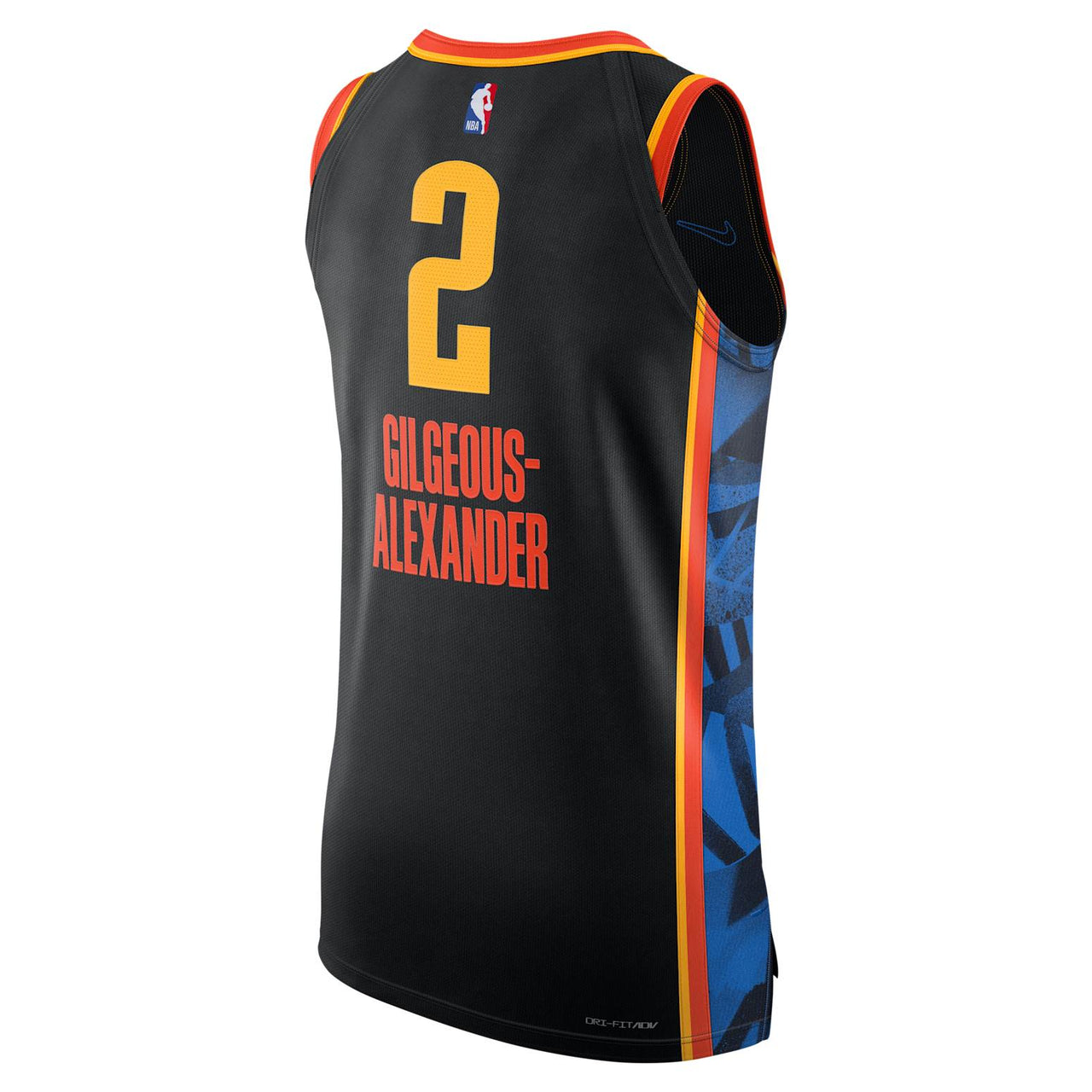 Nike Dri-FIT ADV NBA Oklahoma City Thunder 2024/25 City Edition Authentic Jersey 'Shai Gilgeous-Alexander' FQ4476-010