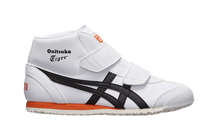 (PS) Onitsuka Tiger Mexico Mid Runnner 'Black White Orange' 1184A031-100
