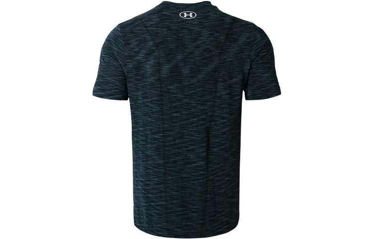 Under Armour Seamless Short Sleeve T-shirt 'College Navy' 1347751-408