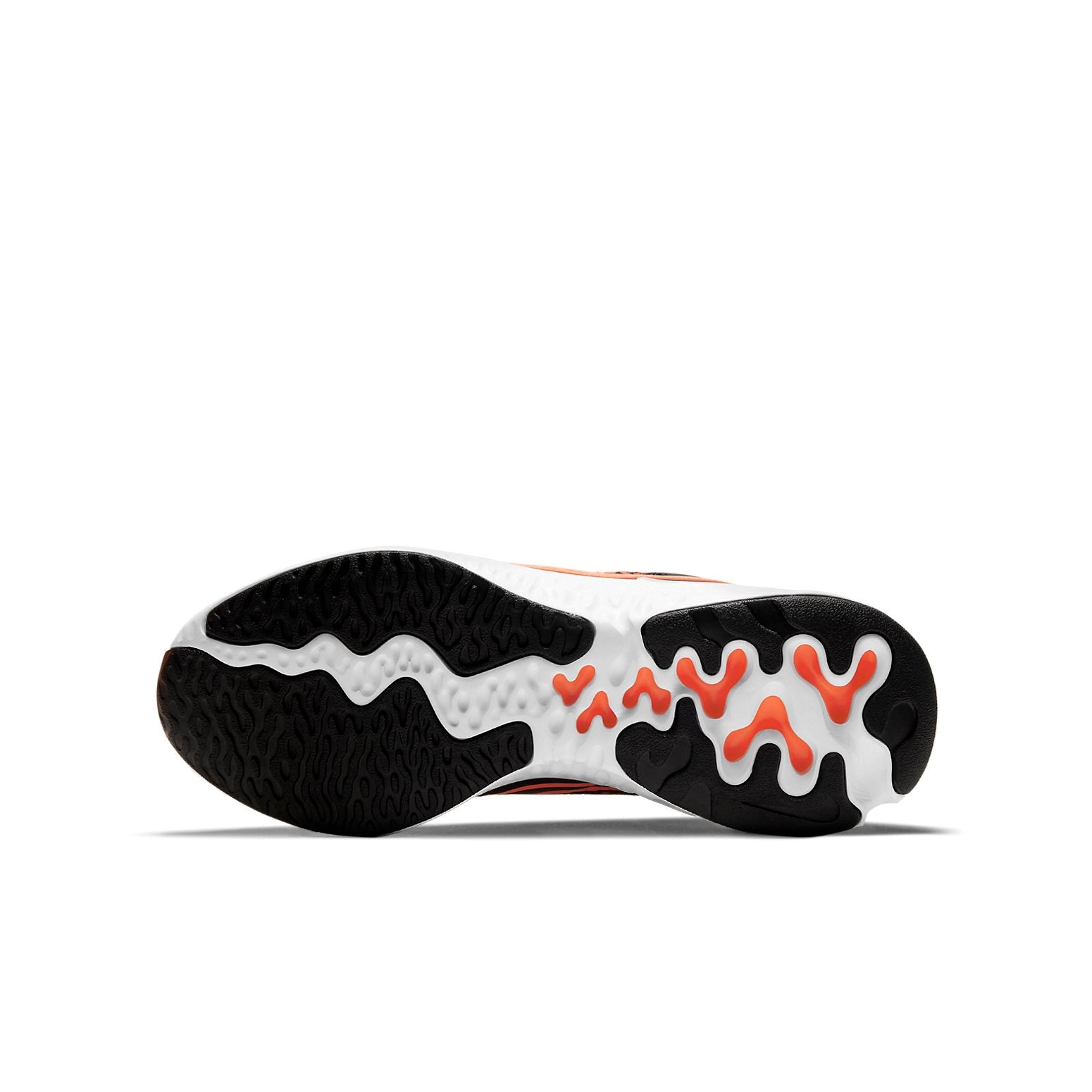 (GS) Nike Renew Run 2 'Black Orange' CW3259-004