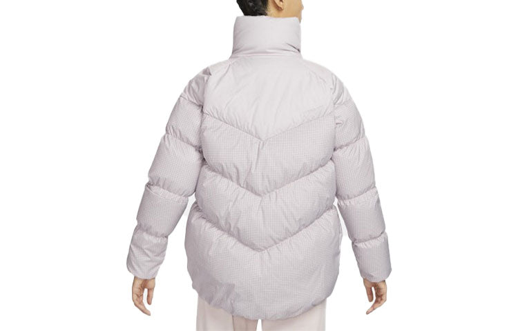 (WMNS) Nike Sportswear Windpuffer Therma-FIT Loose Puffer Jacket 'Grey Purple' FD8212-019