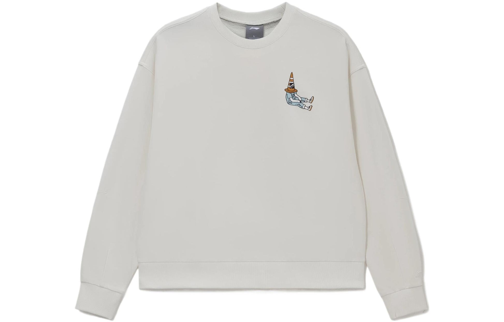 Li-Ning Skateboard Series Cartoon Printing Pullover 'Creamy White' AWDS165-2