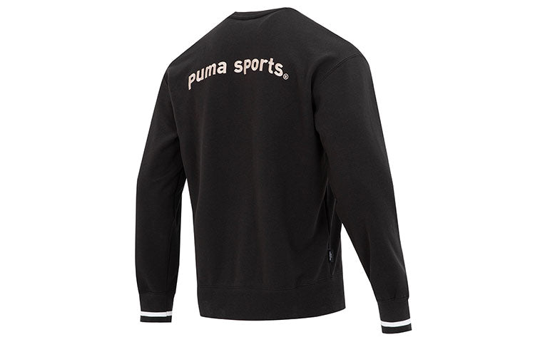 PUMA Team Crew Tr Logo Sweater 'Black' 620614-01