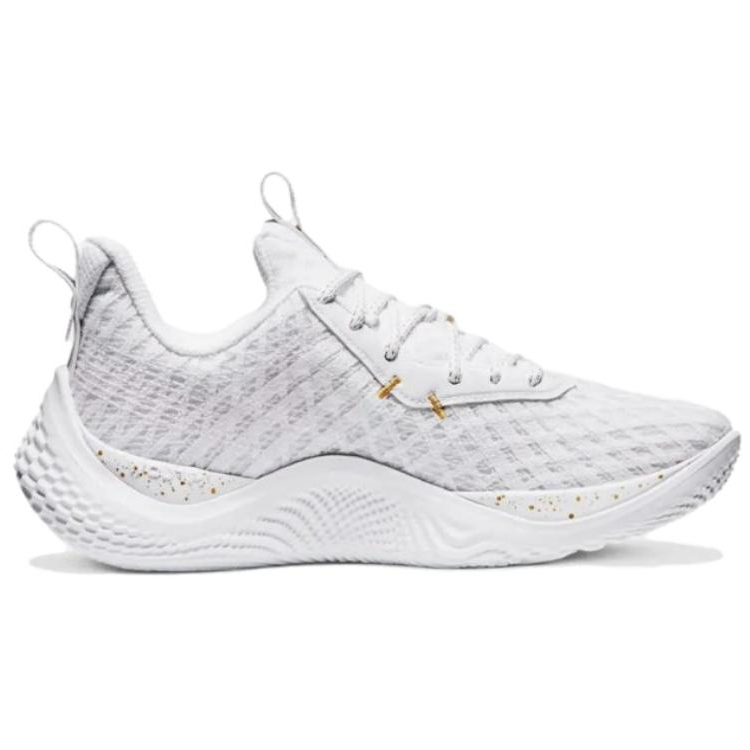 Under Armour Curry 10 Team 'White Metallic Gold' 3026624-102